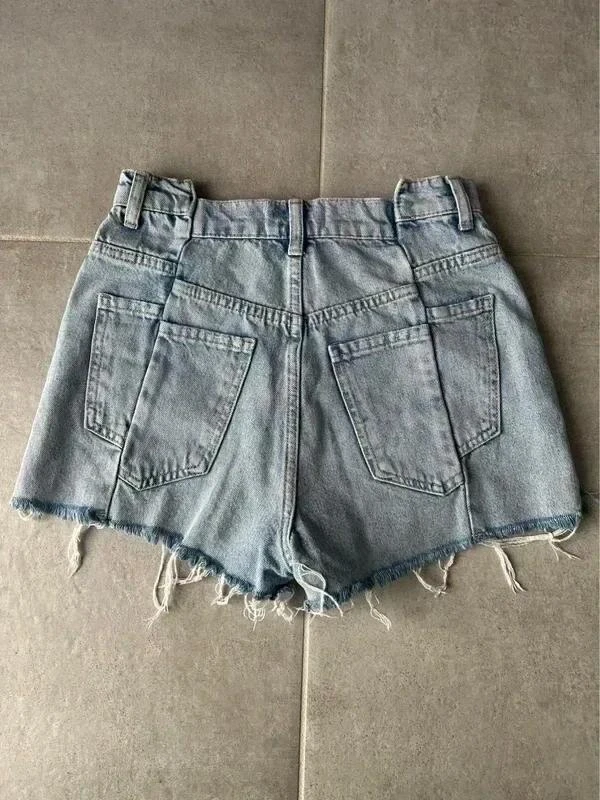 Short mujer Pull&Bear azul talla 34 – photo 4